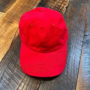 Snowgum Red Cotton Baseball Cap Adjustable Strapback Hat